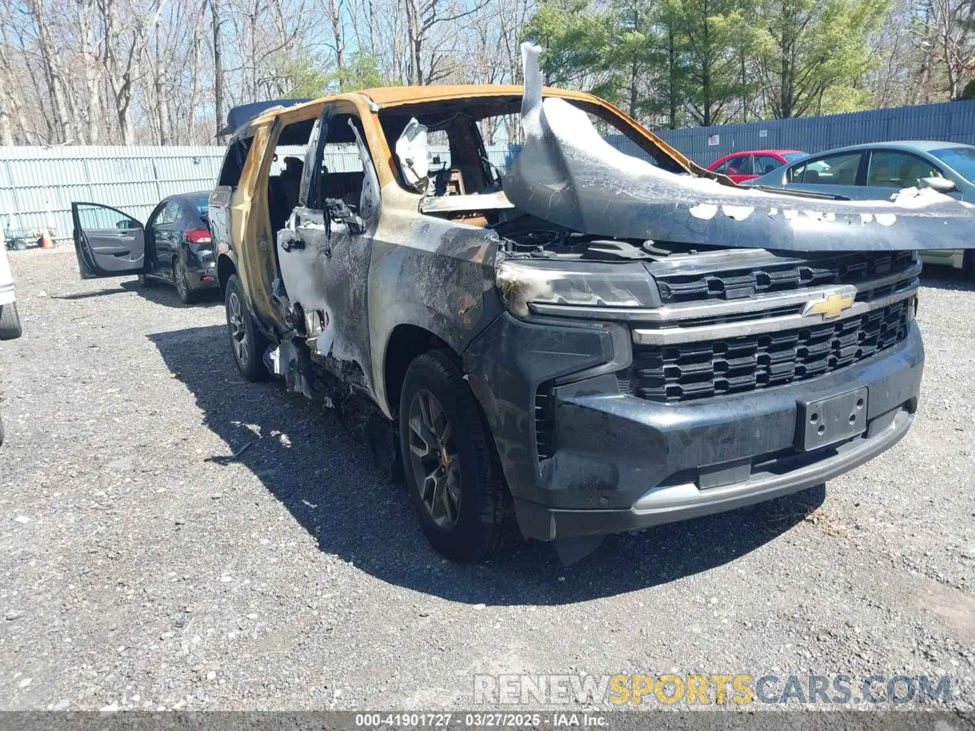 1 Photograph of a damaged car 1GNSKAKD1NR139735 CHEVROLET SUBURBAN 2022