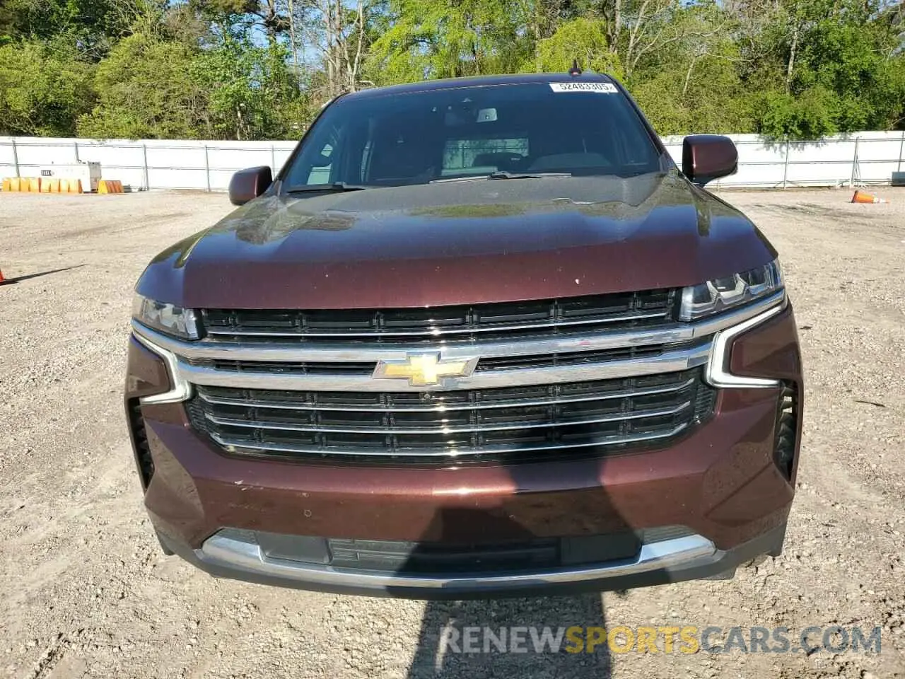 5 Photograph of a damaged car 1GNSKCKD3NR116646 CHEVROLET SUBURBAN 2022