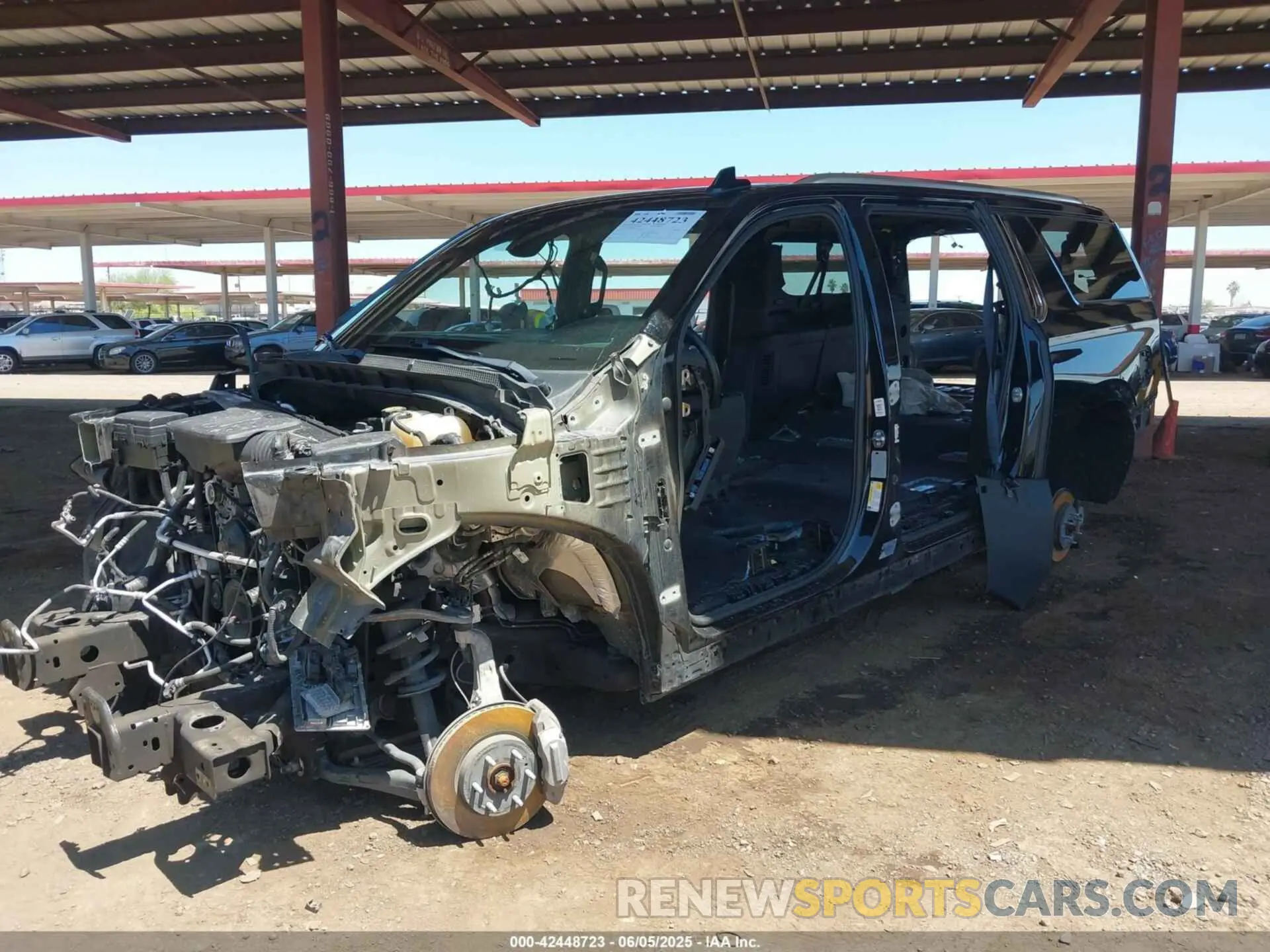 2 Photograph of a damaged car 1GNSKCKD5NR246055 CHEVROLET SUBURBAN 2022