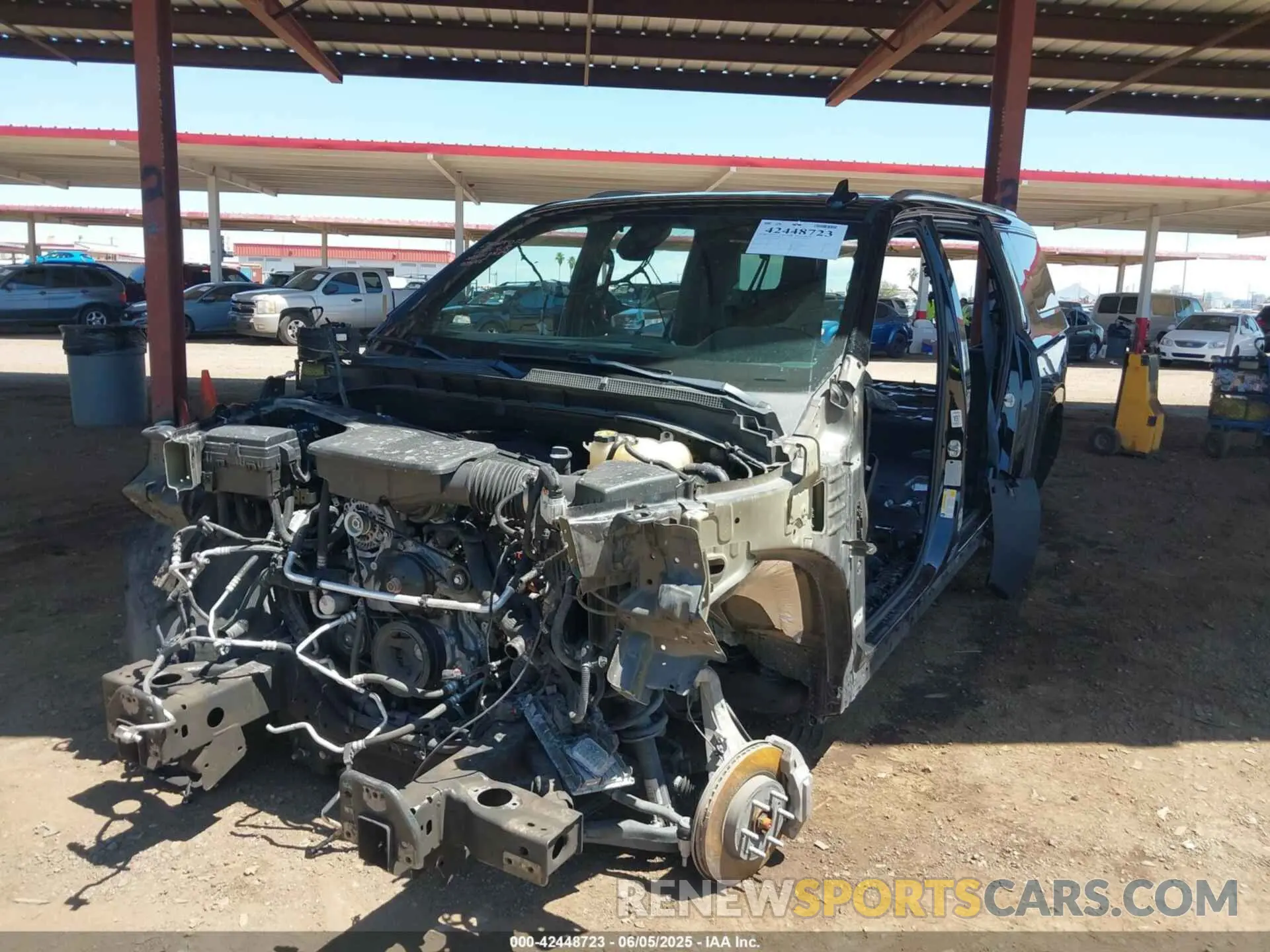 6 Photograph of a damaged car 1GNSKCKD5NR246055 CHEVROLET SUBURBAN 2022