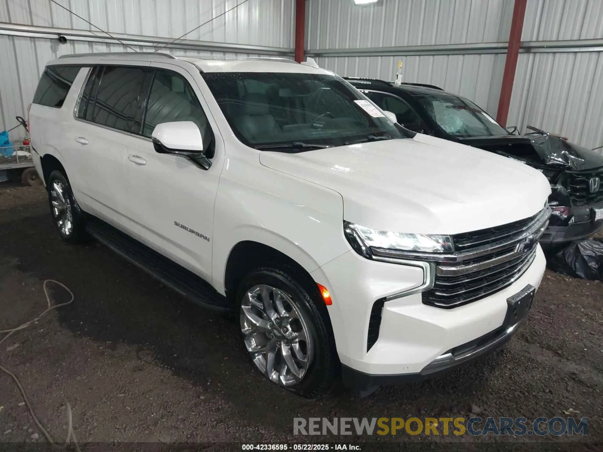 1 Photograph of a damaged car 1GNSKCKD7NR235784 CHEVROLET SUBURBAN 2022