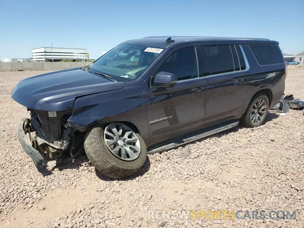 1 Photograph of a damaged car 1GNSKCKDXNR317511 CHEVROLET SUBURBAN 2022