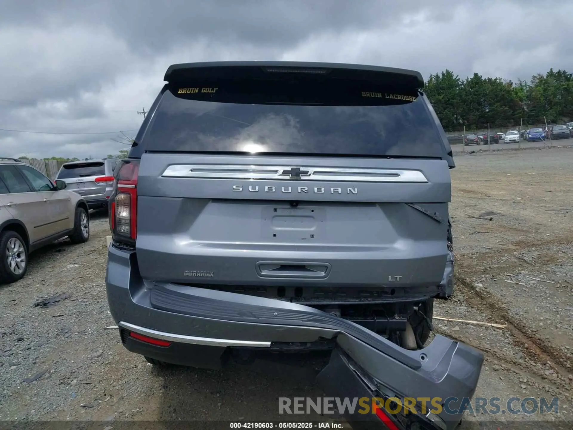 15 Photograph of a damaged car 1GNSKCKT0NR296269 CHEVROLET SUBURBAN 2022