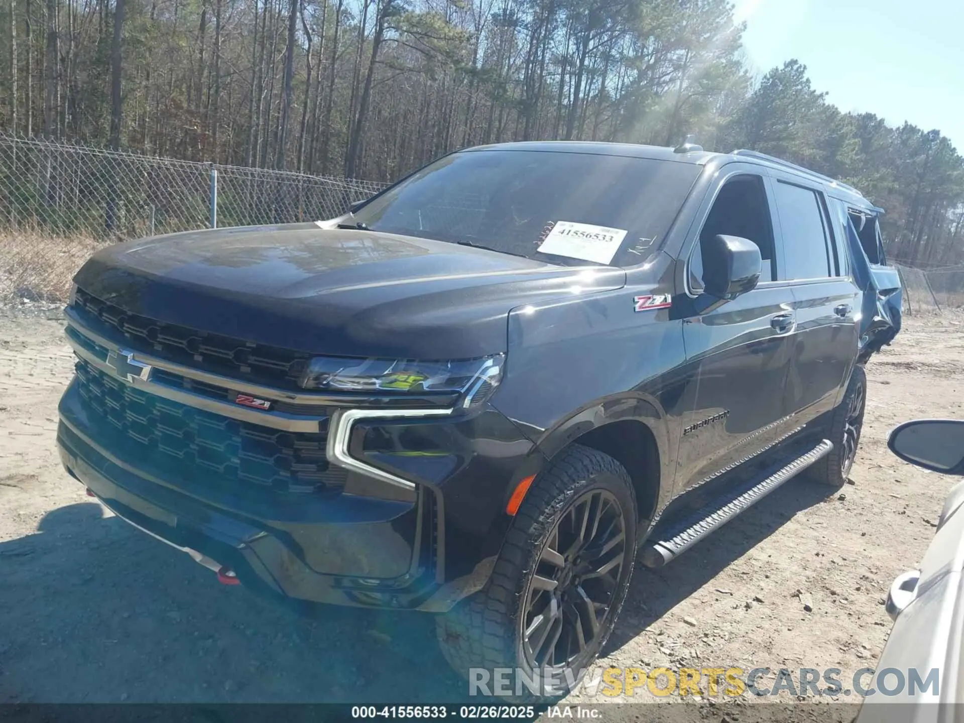 2 Photograph of a damaged car 1GNSKDKD5NR110949 CHEVROLET SUBURBAN 2022