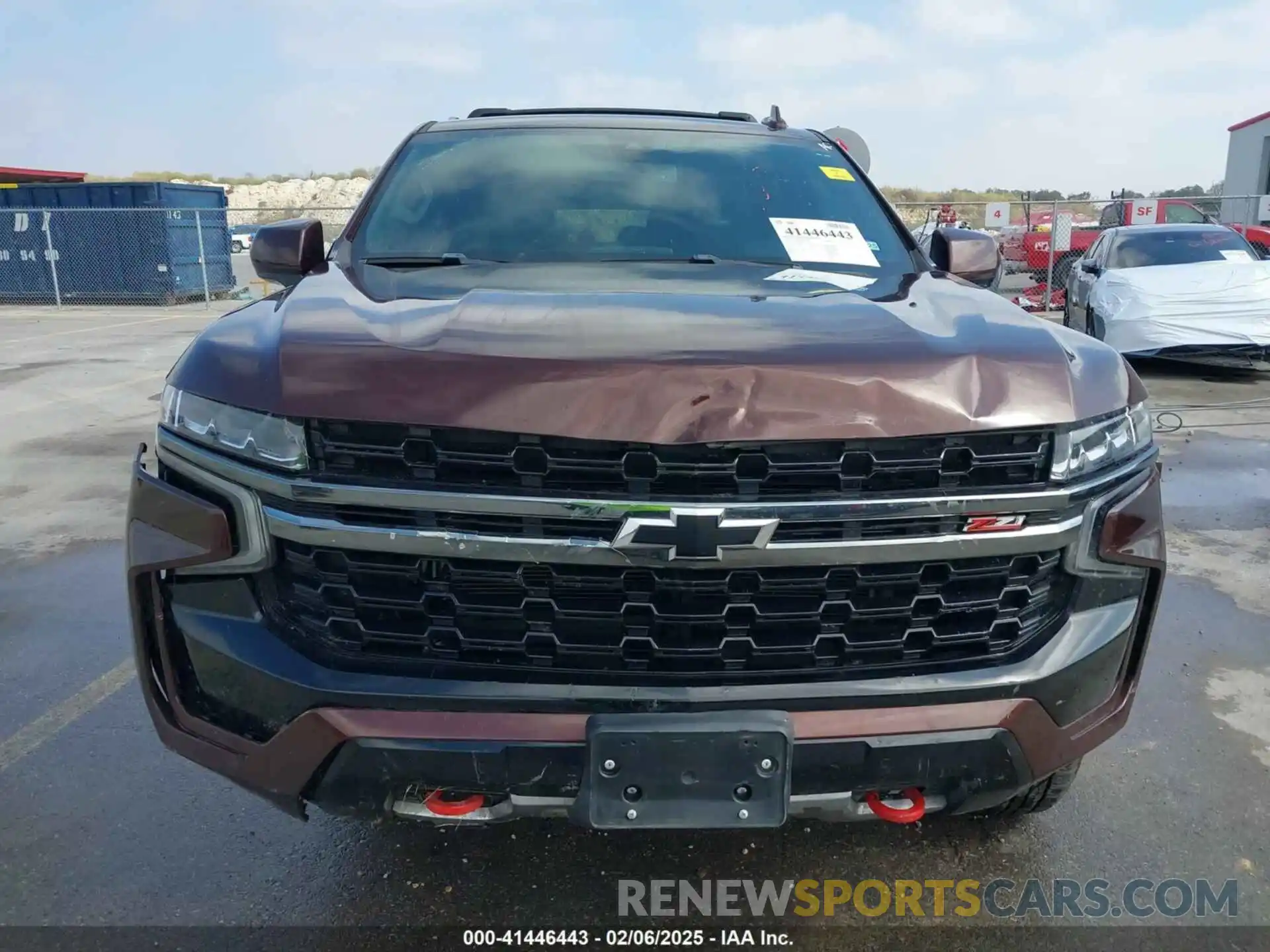 13 Photograph of a damaged car 1GNSKDKD6NR153339 CHEVROLET SUBURBAN 2022