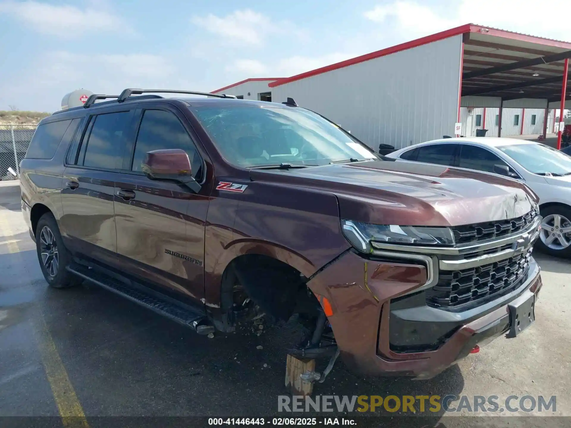 6 Photograph of a damaged car 1GNSKDKD6NR153339 CHEVROLET SUBURBAN 2022