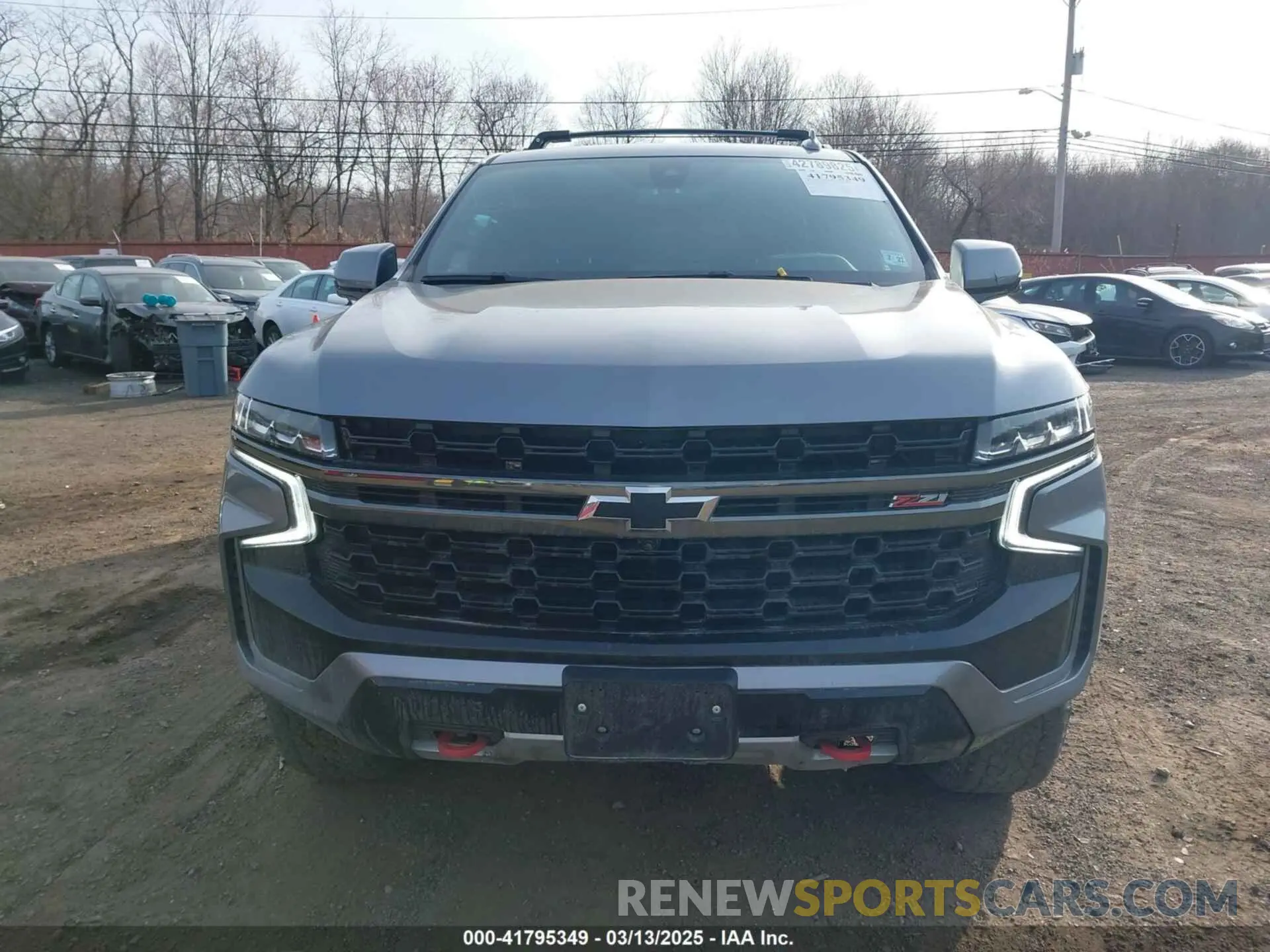 12 Photograph of a damaged car 1GNSKDKD6NR327345 CHEVROLET SUBURBAN 2022