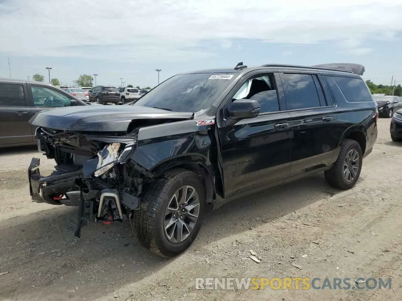 1 Photograph of a damaged car 1GNSKDKD7NR204251 CHEVROLET SUBURBAN 2022