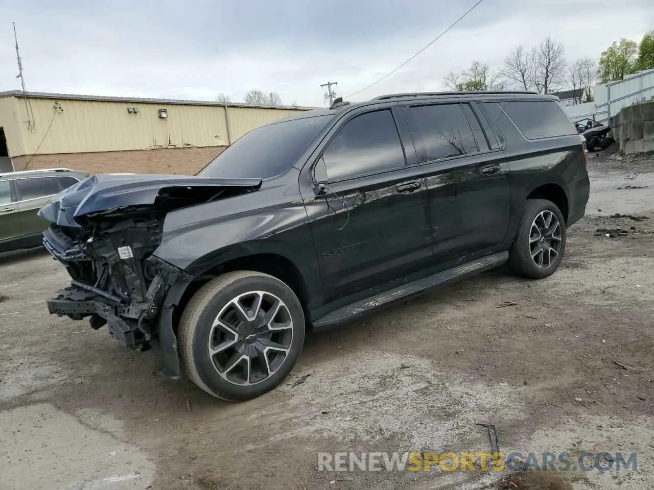 1 Photograph of a damaged car 1GNSKEKD5NR295378 CHEVROLET SUBURBAN 2022