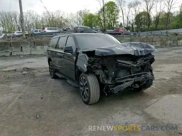 14 Photograph of a damaged car 1GNSKEKD5NR295378 CHEVROLET SUBURBAN 2022