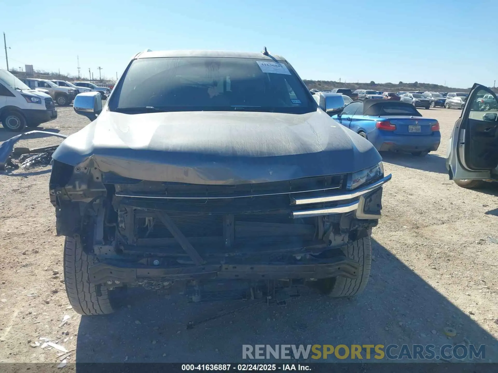 13 Photograph of a damaged car 1GNSKFKD0NR185277 CHEVROLET SUBURBAN 2022