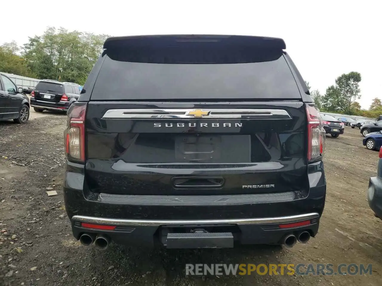 6 Photograph of a damaged car 1GNSKFKD4NR227224 CHEVROLET SUBURBAN 2022