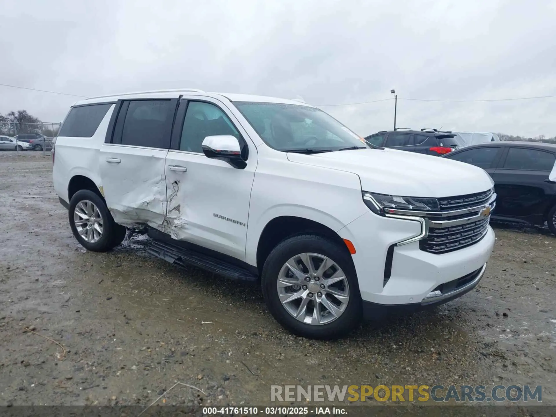1 Photograph of a damaged car 1GNSKFKD6NR238466 CHEVROLET SUBURBAN 2022