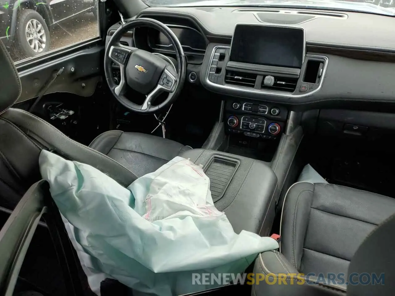8 Photograph of a damaged car 1GNSKFKD9NR209544 CHEVROLET SUBURBAN 2022