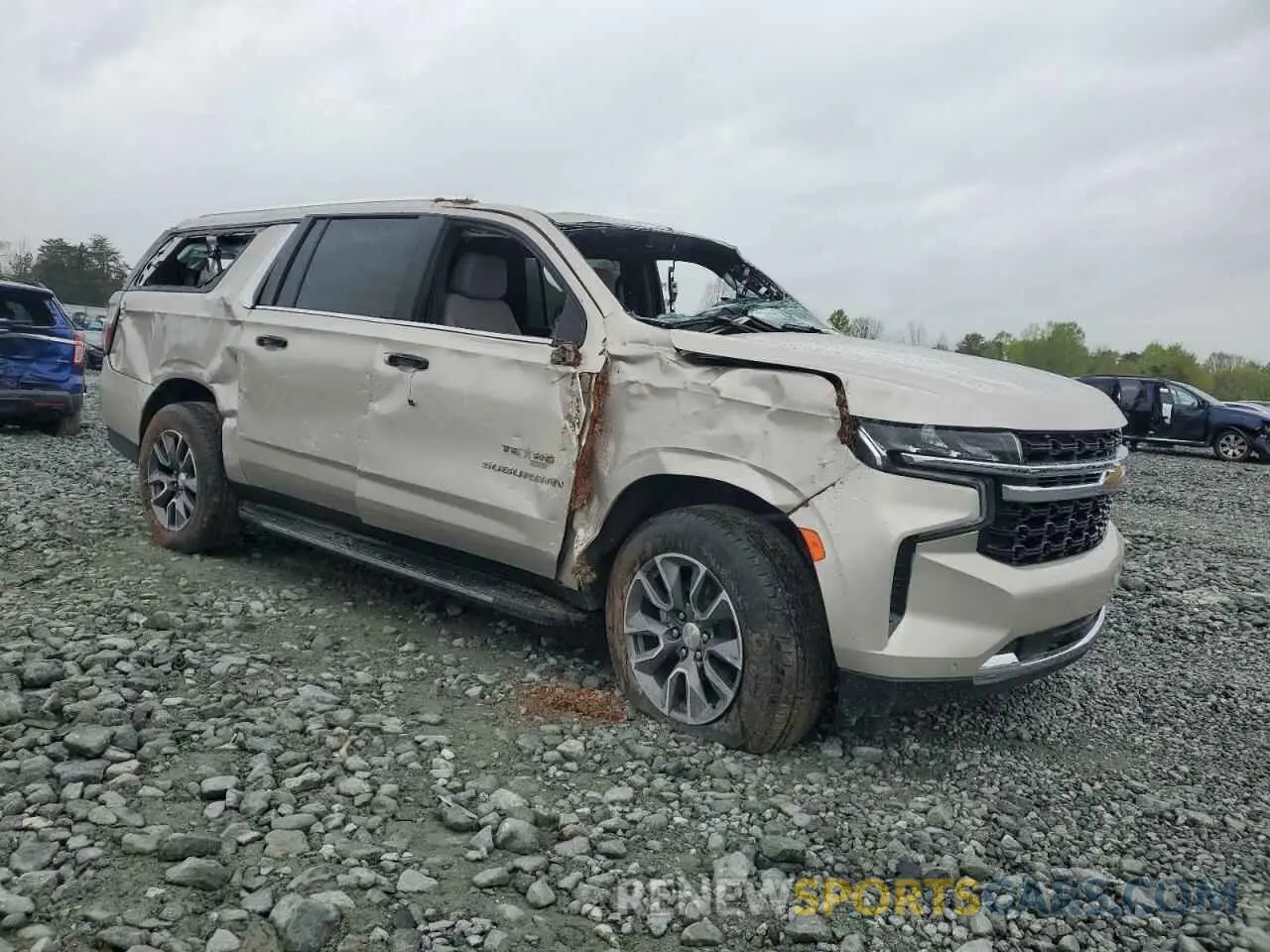 4 Photograph of a damaged car 1GNSCBKD5PR231520 CHEVROLET SUBURBAN 2023