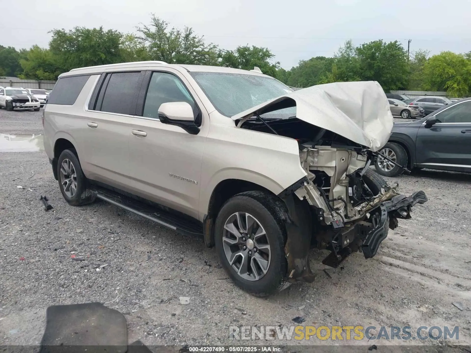 1 Photograph of a damaged car 1GNSCCKD2PR170276 CHEVROLET SUBURBAN 2023