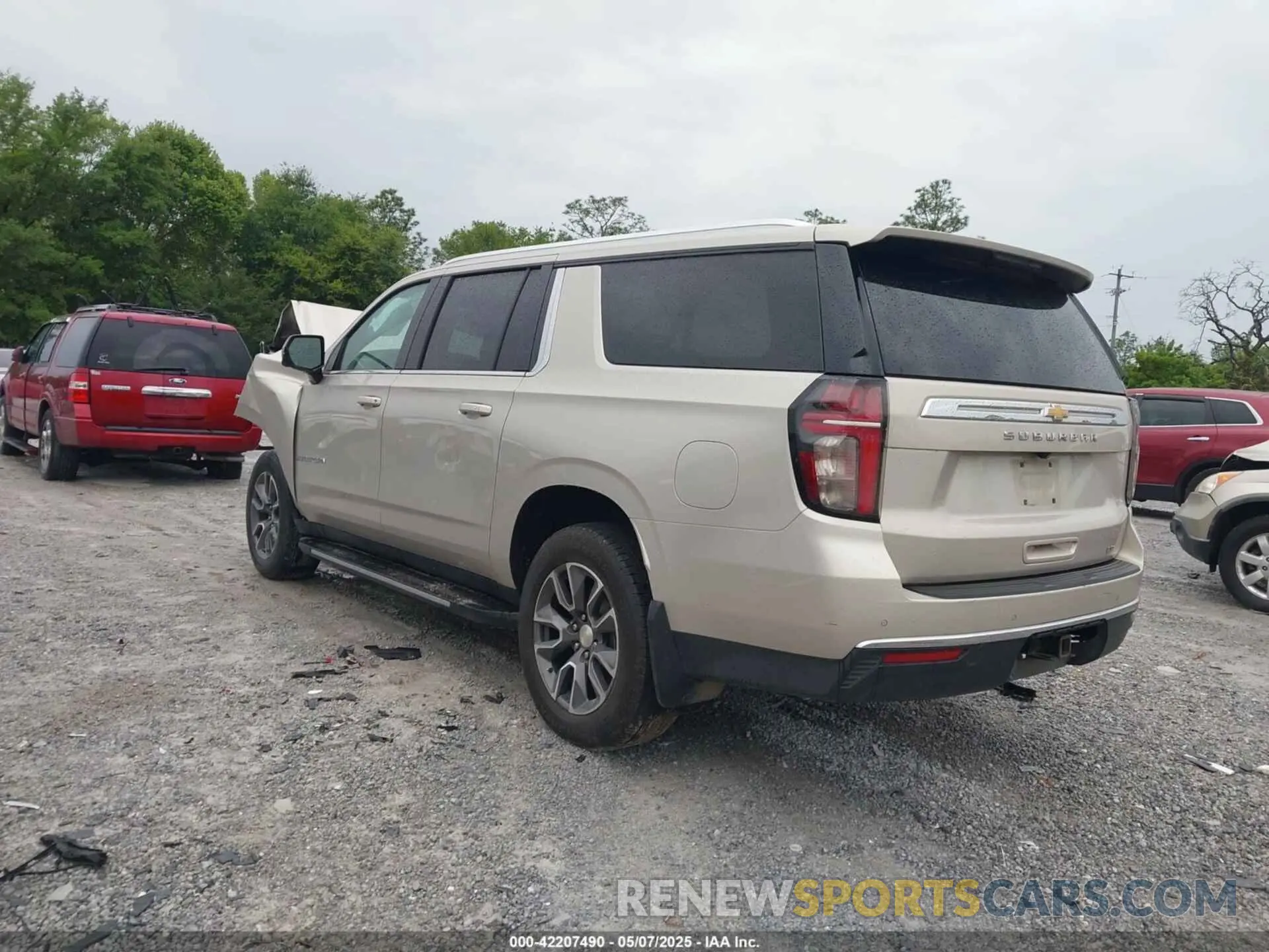 3 Photograph of a damaged car 1GNSCCKD2PR170276 CHEVROLET SUBURBAN 2023