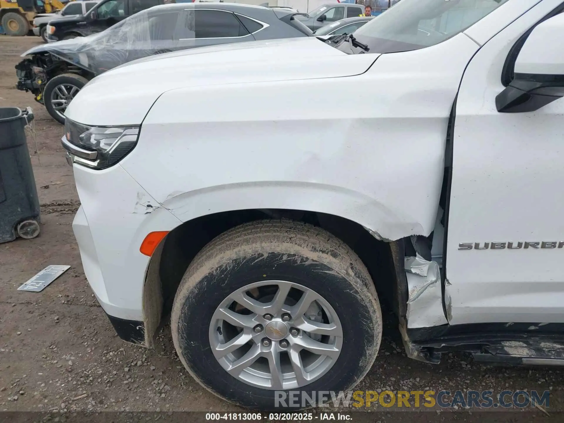 6 Photograph of a damaged car 1GNSCCKD2PR203535 CHEVROLET SUBURBAN 2023