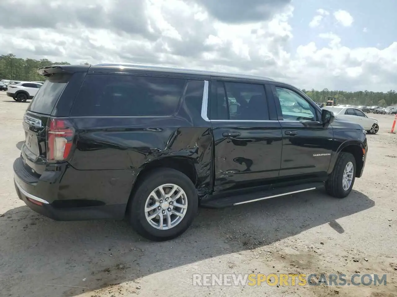 3 Photograph of a damaged car 1GNSCCKD3PR320072 CHEVROLET SUBURBAN 2023