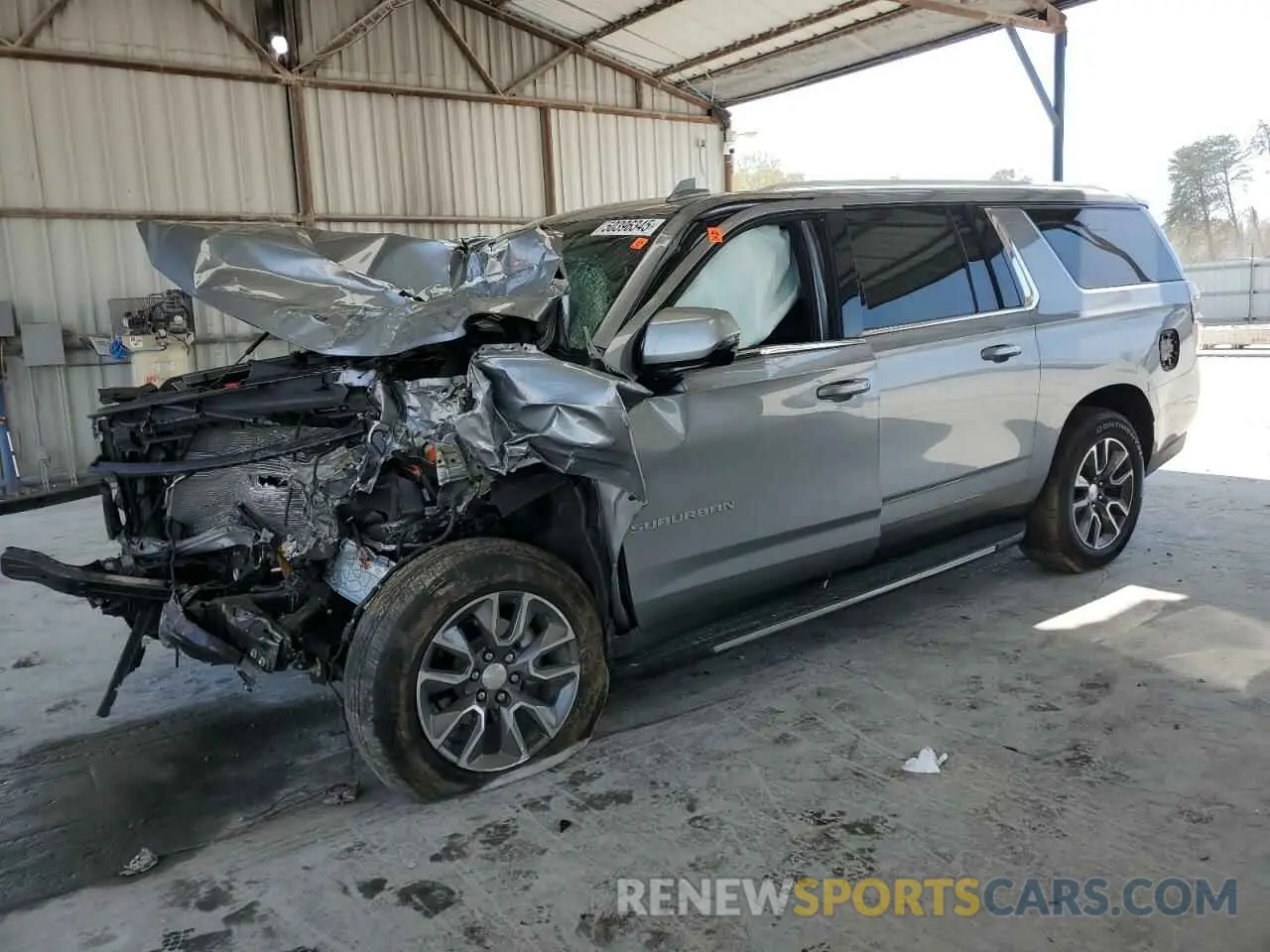 1 Photograph of a damaged car 1GNSCCKD5PR308814 CHEVROLET SUBURBAN 2023