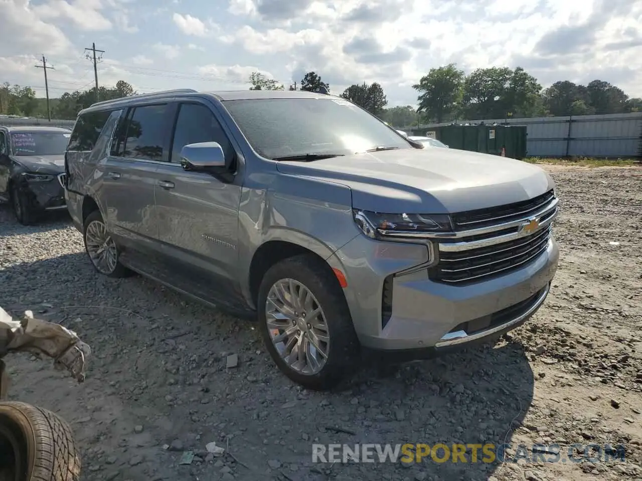 4 Photograph of a damaged car 1GNSCCKDXPR530328 CHEVROLET SUBURBAN 2023