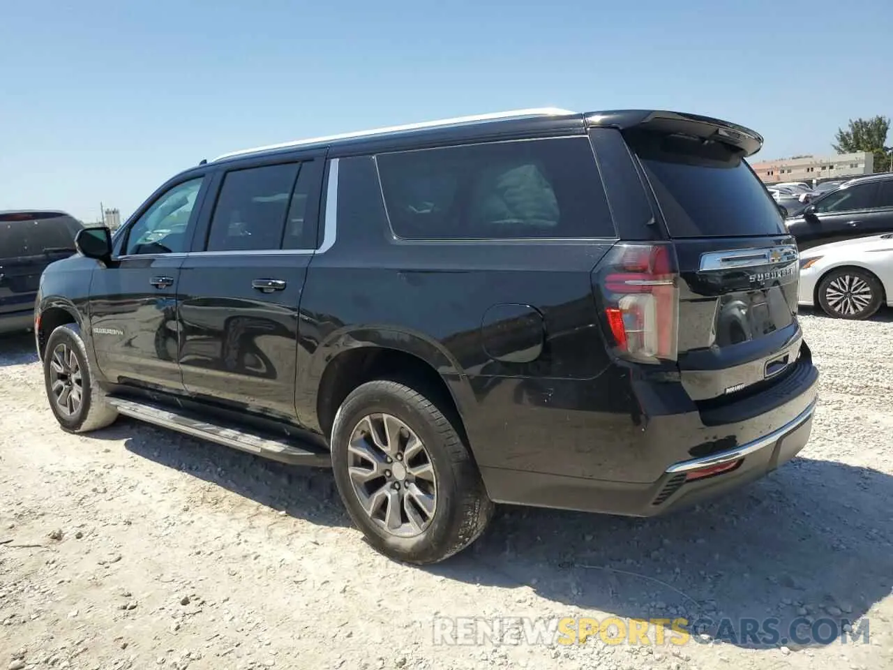 2 Photograph of a damaged car 1GNSCCKT0PR325477 CHEVROLET SUBURBAN 2023