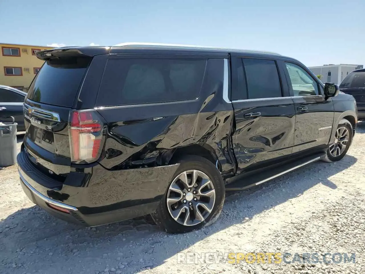 3 Photograph of a damaged car 1GNSCCKT0PR325477 CHEVROLET SUBURBAN 2023