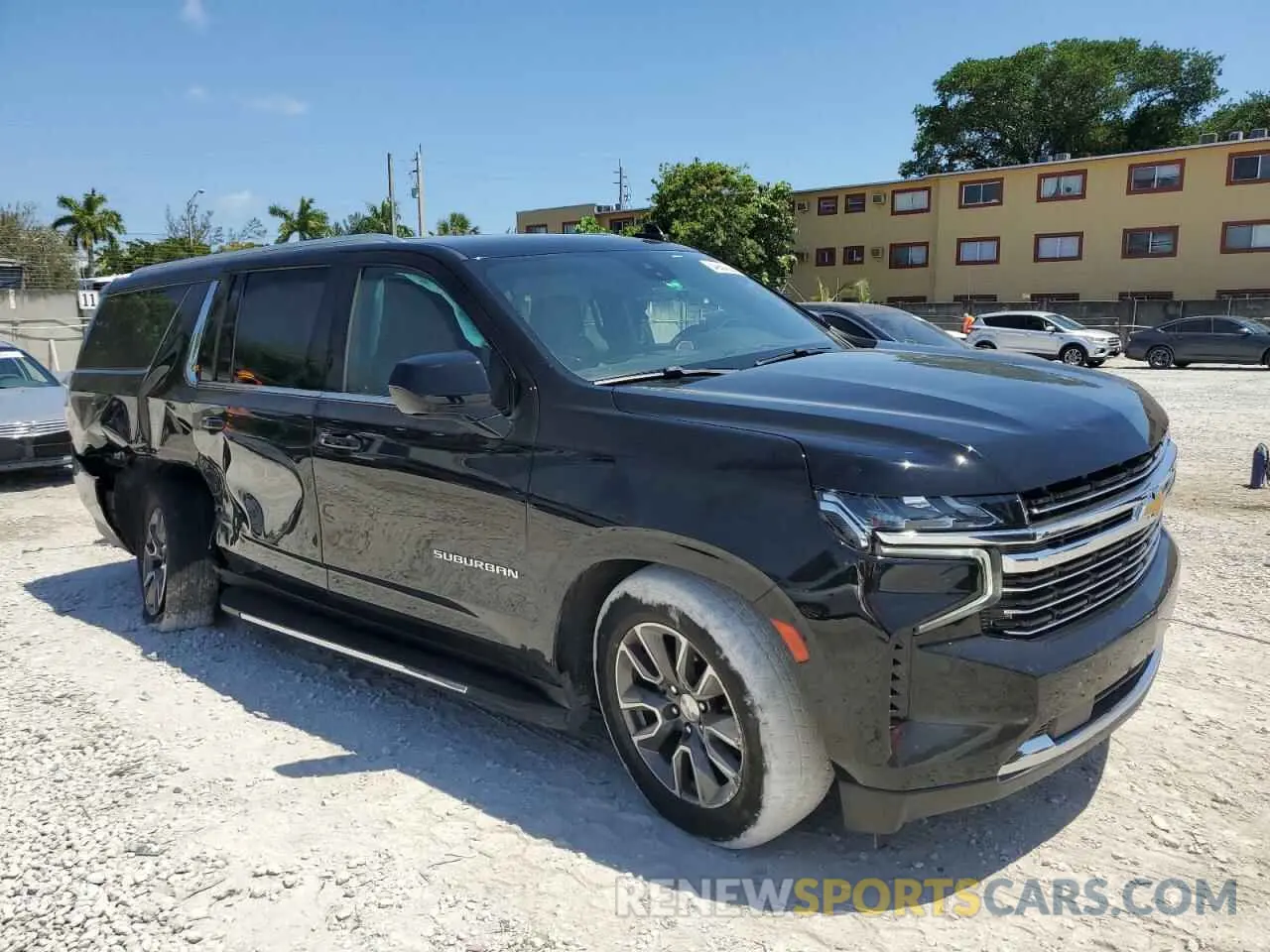 4 Photograph of a damaged car 1GNSCCKT0PR325477 CHEVROLET SUBURBAN 2023