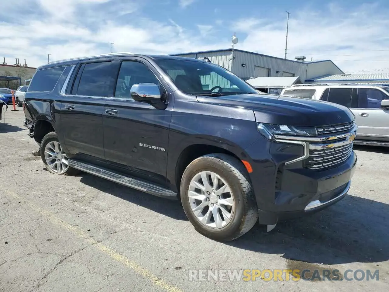 4 Photograph of a damaged car 1GNSCFKD3PR476310 CHEVROLET SUBURBAN 2023