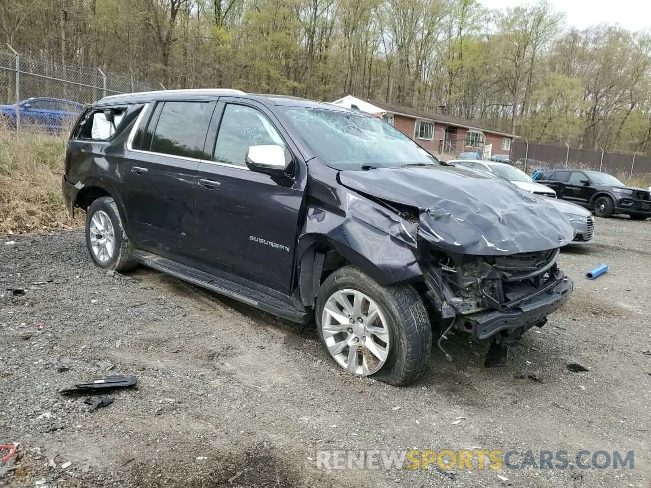 4 Photograph of a damaged car 1GNSCFKD4PR305629 CHEVROLET SUBURBAN 2023