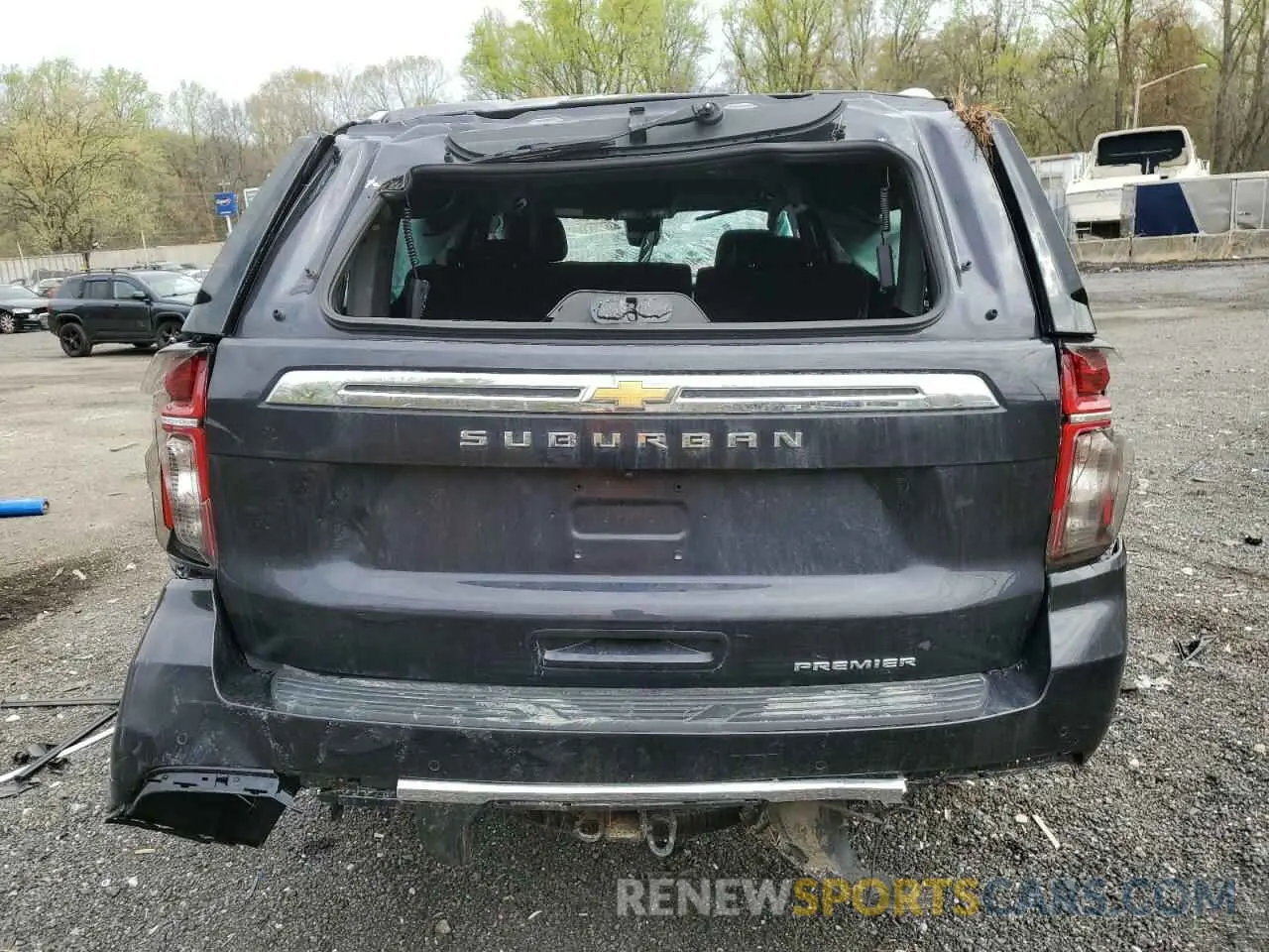 6 Photograph of a damaged car 1GNSCFKD4PR305629 CHEVROLET SUBURBAN 2023