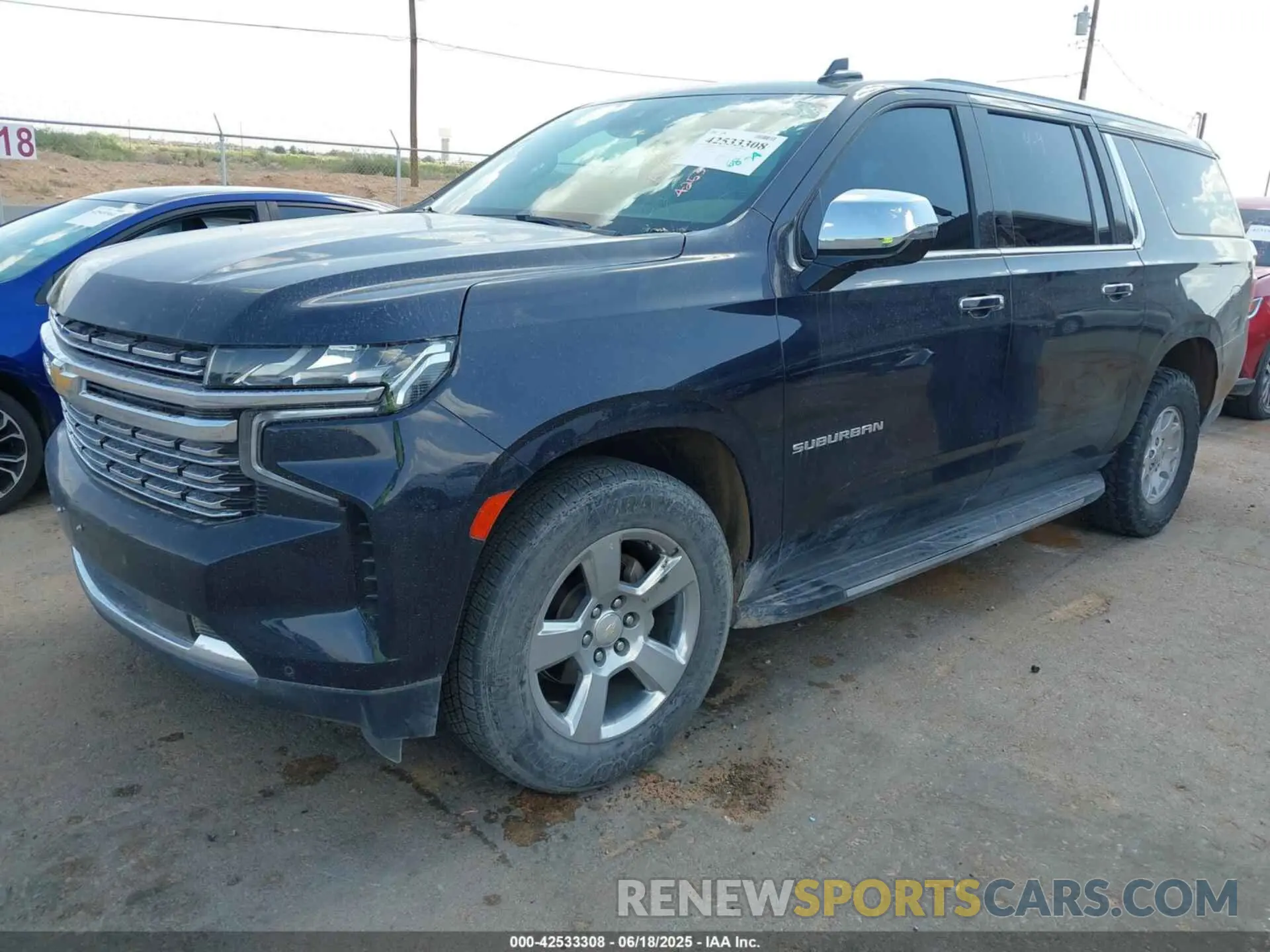2 Photograph of a damaged car 1GNSCFKD4PR364065 CHEVROLET SUBURBAN 2023