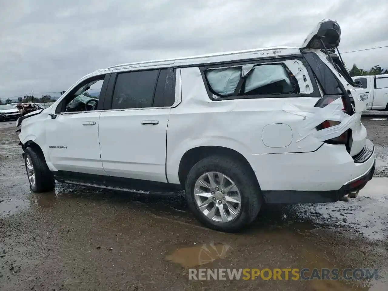 2 Photograph of a damaged car 1GNSCFKD5PR194346 CHEVROLET SUBURBAN 2023