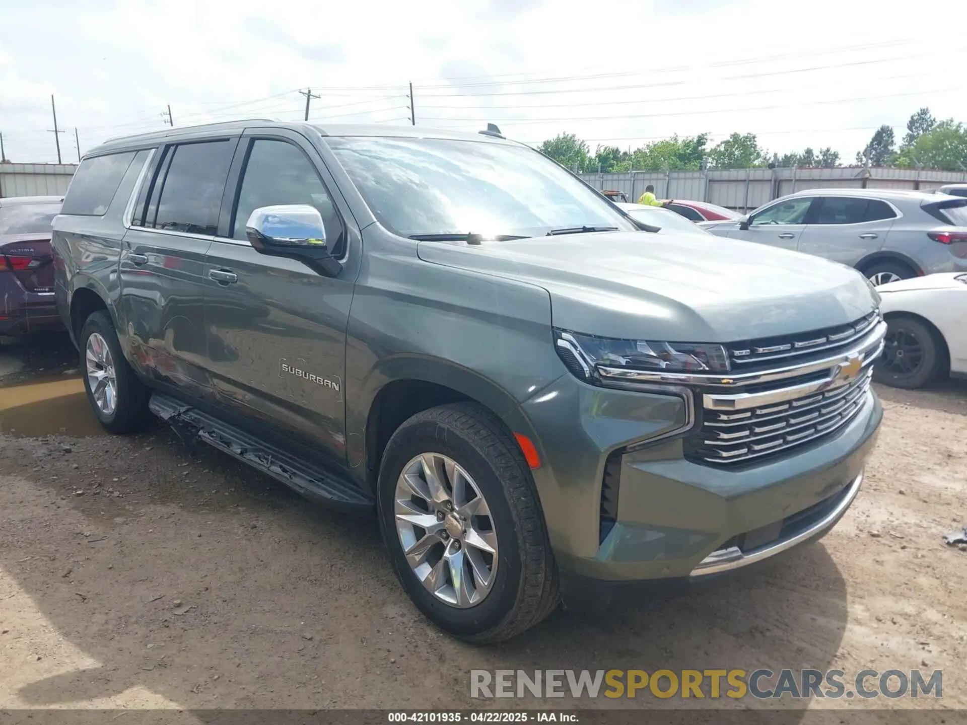 1 Photograph of a damaged car 1GNSCFKD6PR393843 CHEVROLET SUBURBAN 2023