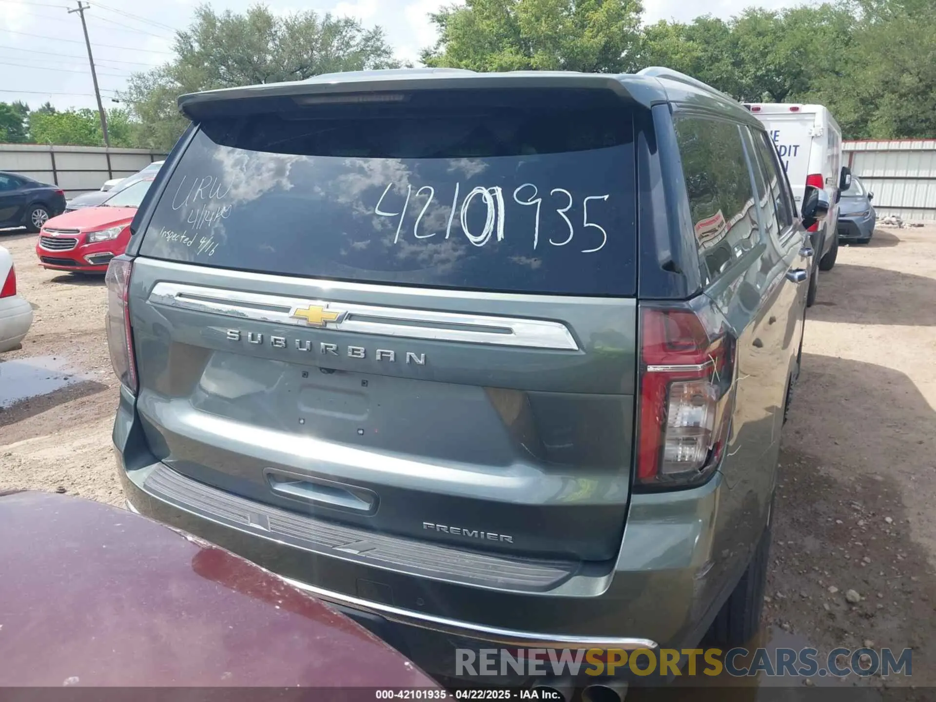 16 Photograph of a damaged car 1GNSCFKD6PR393843 CHEVROLET SUBURBAN 2023