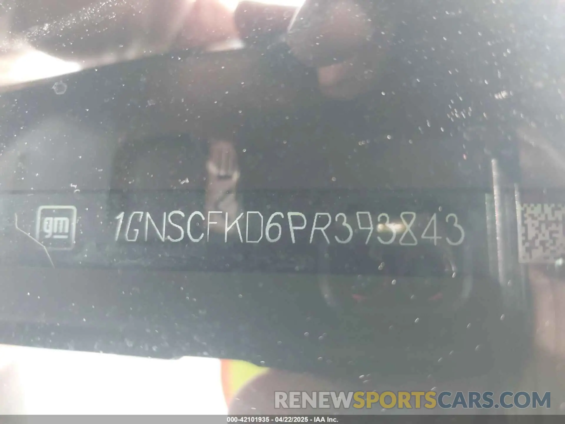 9 Photograph of a damaged car 1GNSCFKD6PR393843 CHEVROLET SUBURBAN 2023