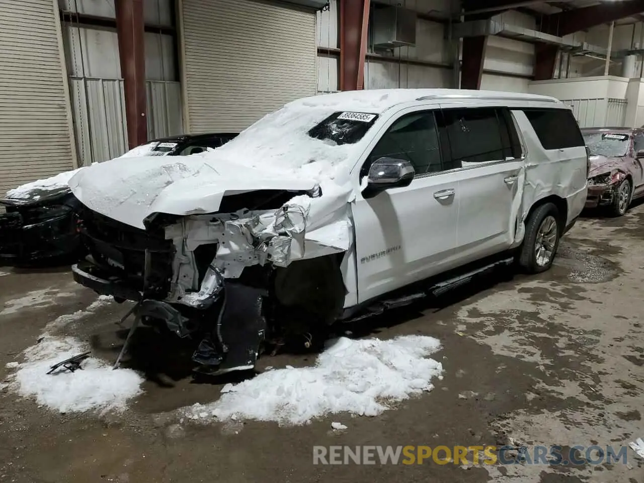 1 Photograph of a damaged car 1GNSCFKD7PR356185 CHEVROLET SUBURBAN 2023