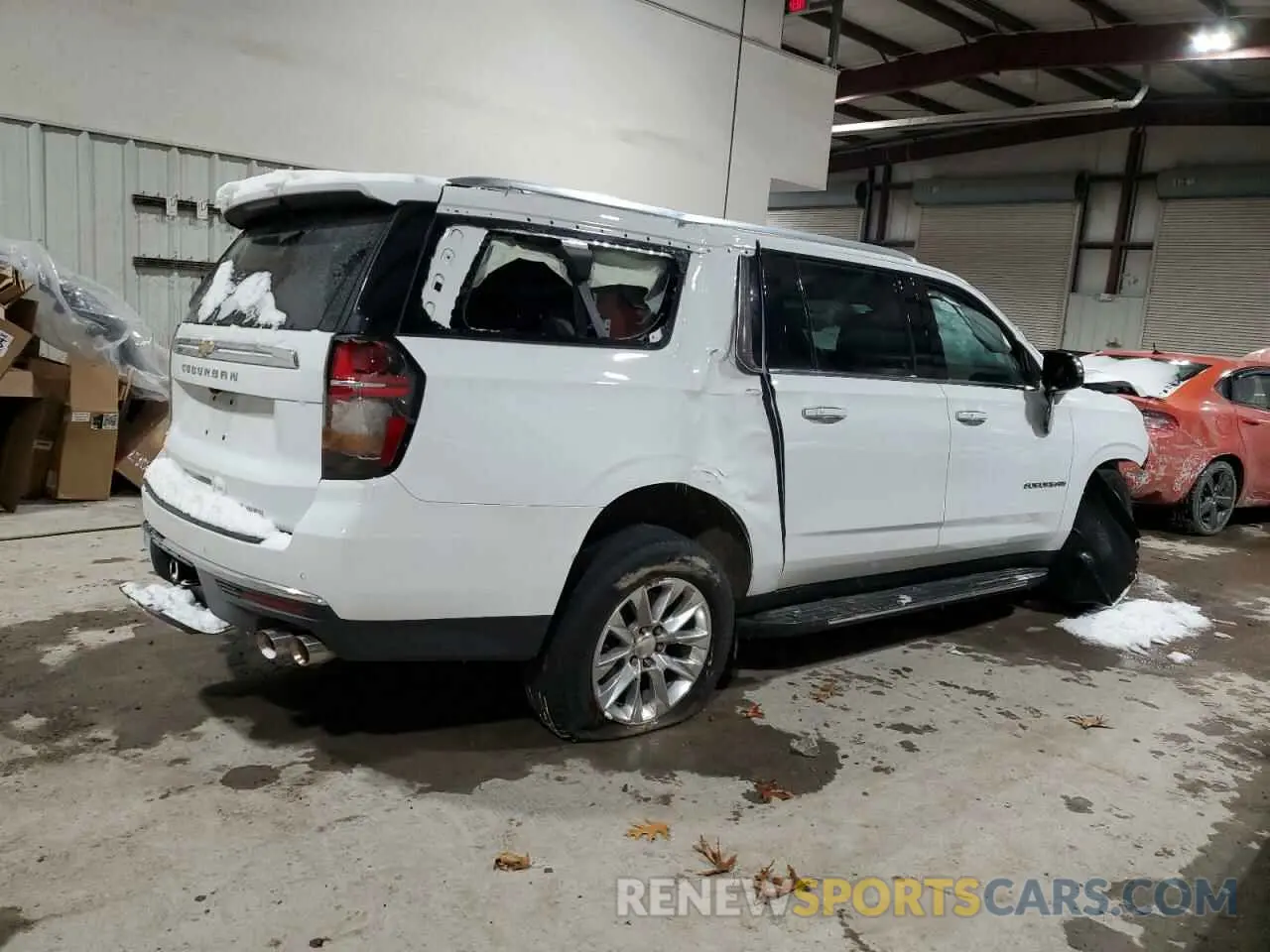 3 Photograph of a damaged car 1GNSCFKD7PR356185 CHEVROLET SUBURBAN 2023