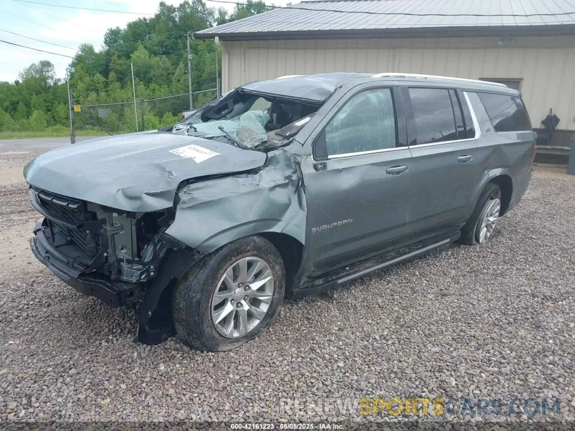 2 Photograph of a damaged car 1GNSCFKD7PR463950 CHEVROLET SUBURBAN 2023