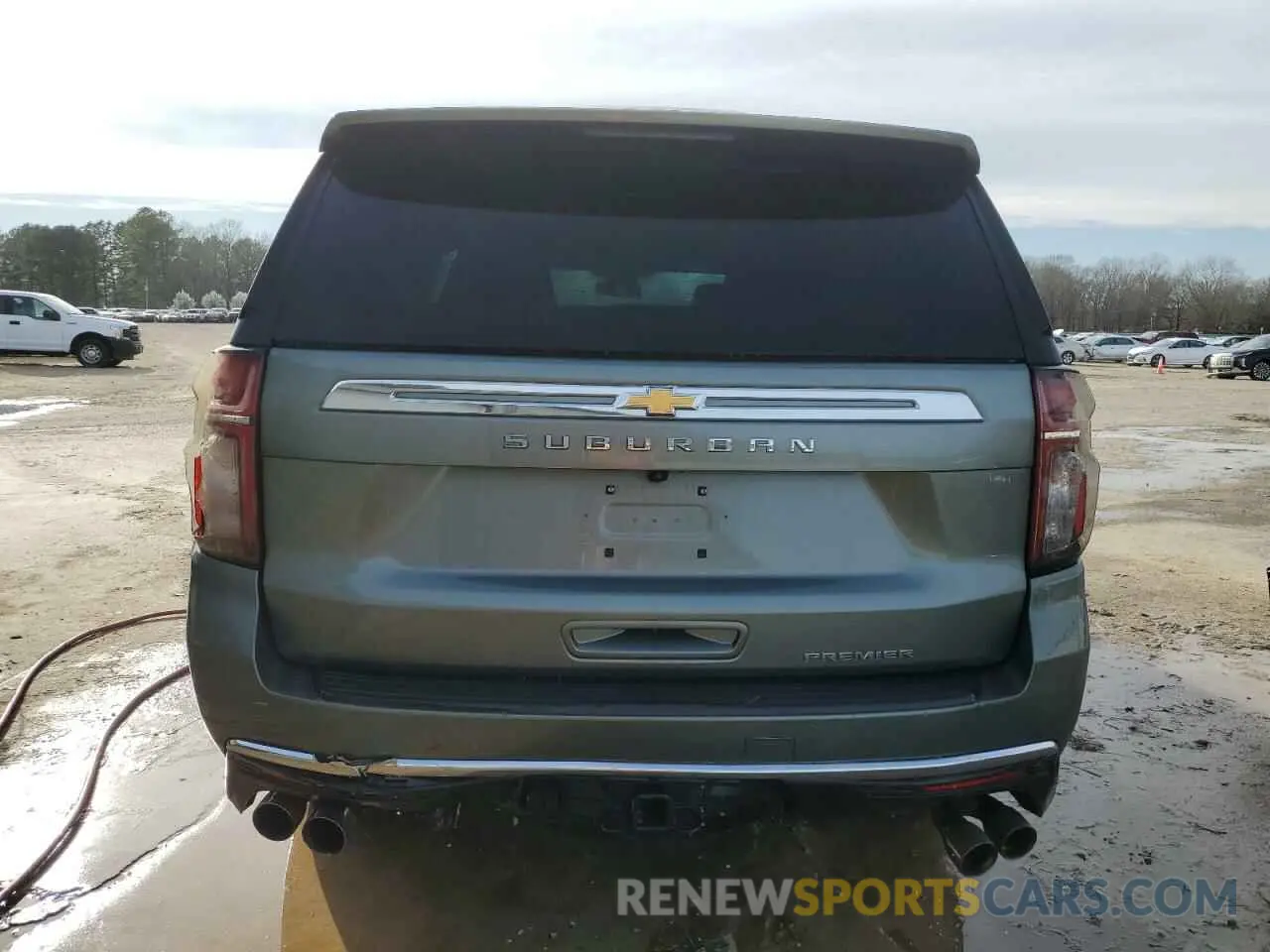 6 Photograph of a damaged car 1GNSCFKD8PR364537 CHEVROLET SUBURBAN 2023