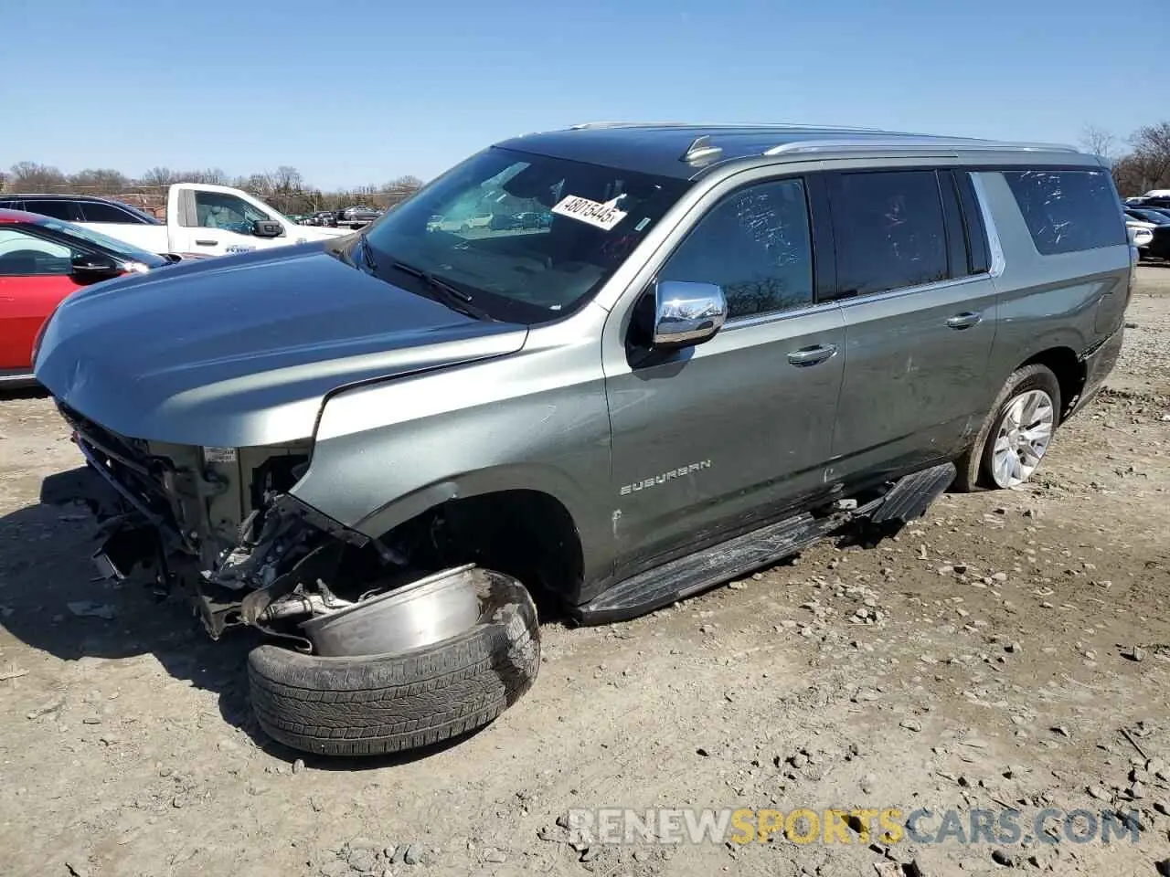 1 Photograph of a damaged car 1GNSCFKD9PR550376 CHEVROLET SUBURBAN 2023