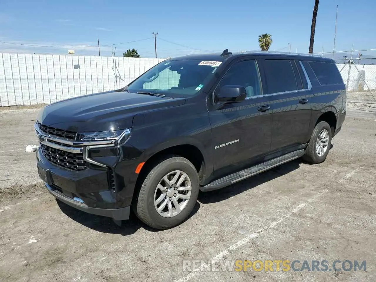 1 Photograph of a damaged car 1GNSKBKD0PR129979 CHEVROLET SUBURBAN 2023