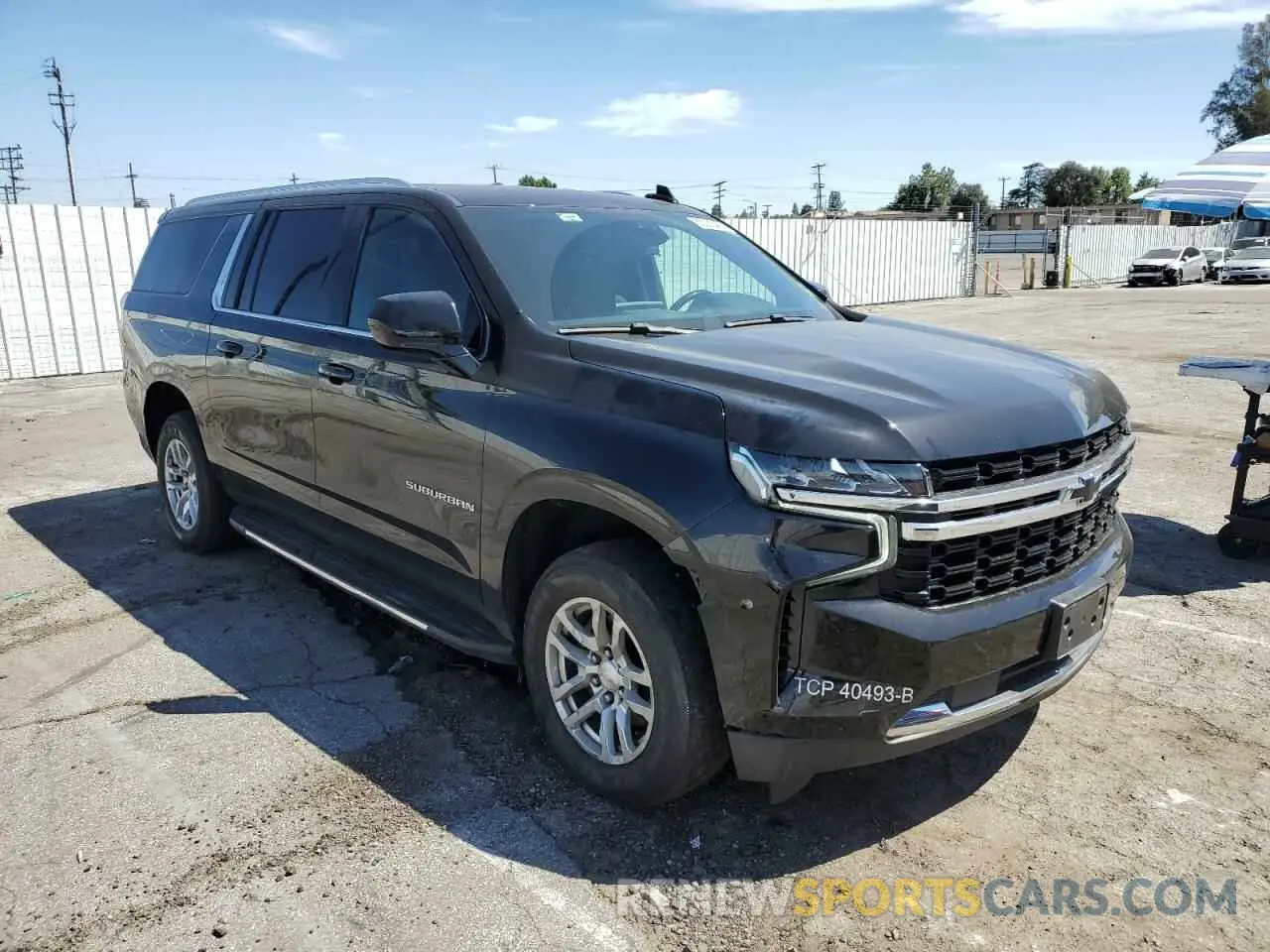 4 Photograph of a damaged car 1GNSKBKD0PR129979 CHEVROLET SUBURBAN 2023