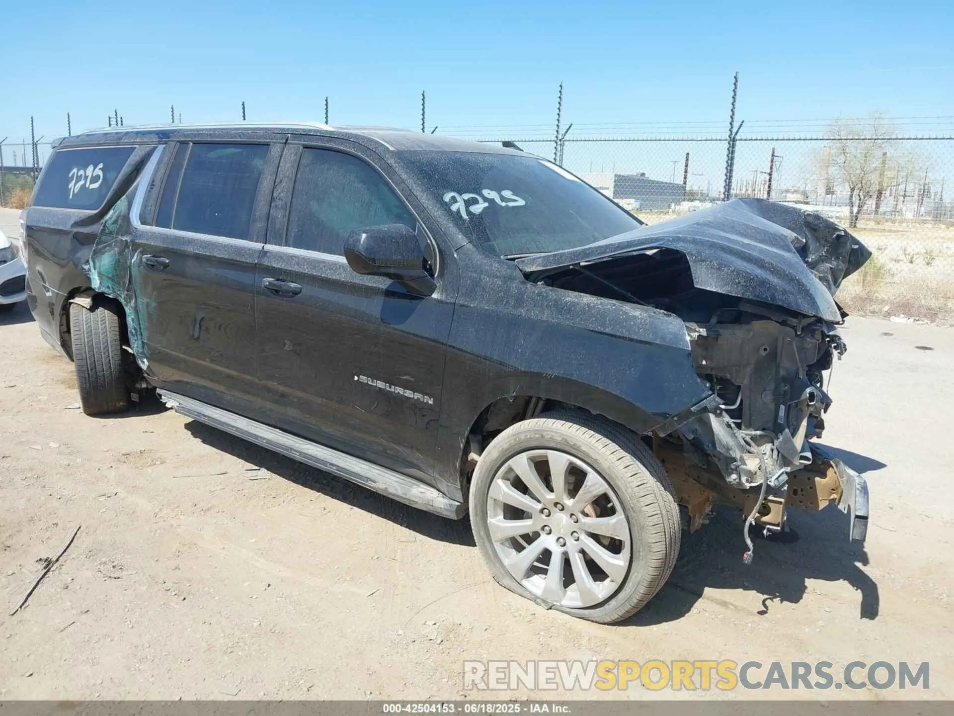 1 Photograph of a damaged car 1GNSKBKD3PR198309 CHEVROLET SUBURBAN 2023