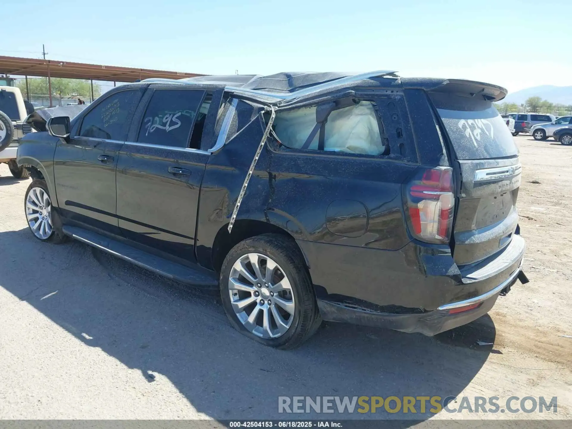 3 Photograph of a damaged car 1GNSKBKD3PR198309 CHEVROLET SUBURBAN 2023