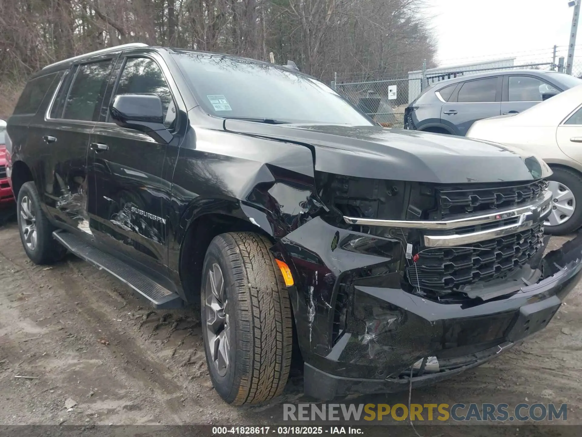 1 Photograph of a damaged car 1GNSKBKD7PR110930 CHEVROLET SUBURBAN 2023
