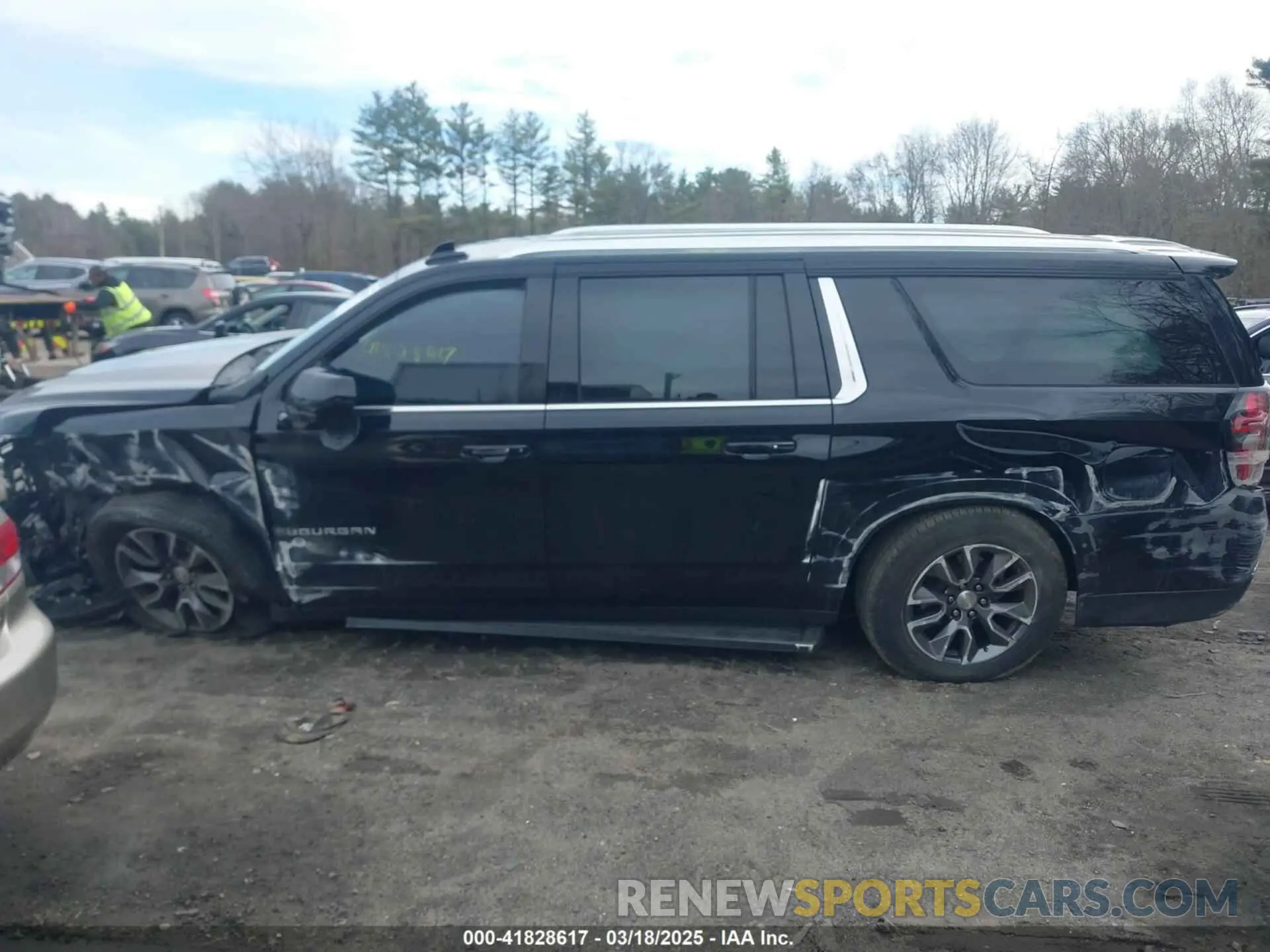 14 Photograph of a damaged car 1GNSKBKD7PR110930 CHEVROLET SUBURBAN 2023