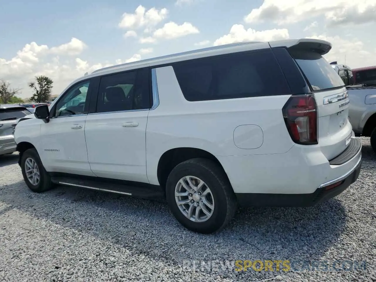 2 Photograph of a damaged car 1GNSKCKD4PR204186 CHEVROLET SUBURBAN 2023