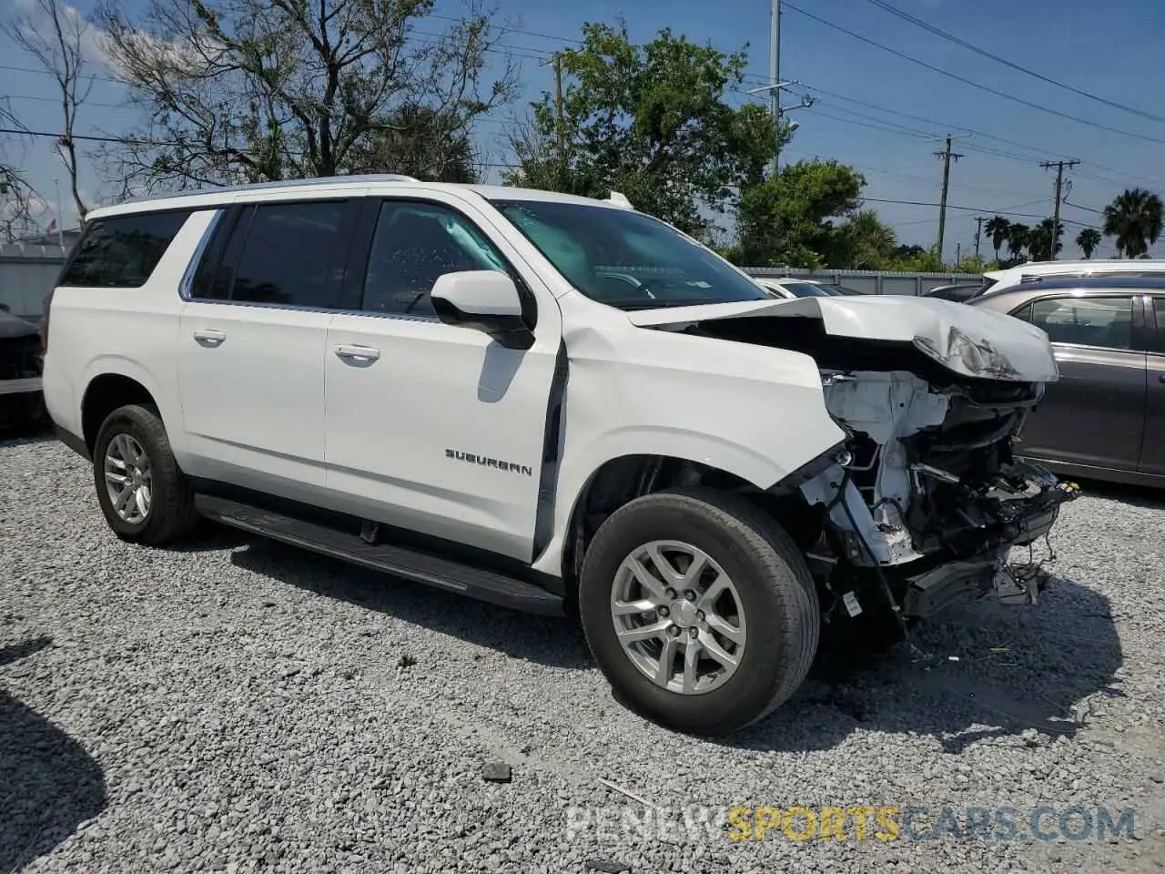 4 Photograph of a damaged car 1GNSKCKD4PR204186 CHEVROLET SUBURBAN 2023