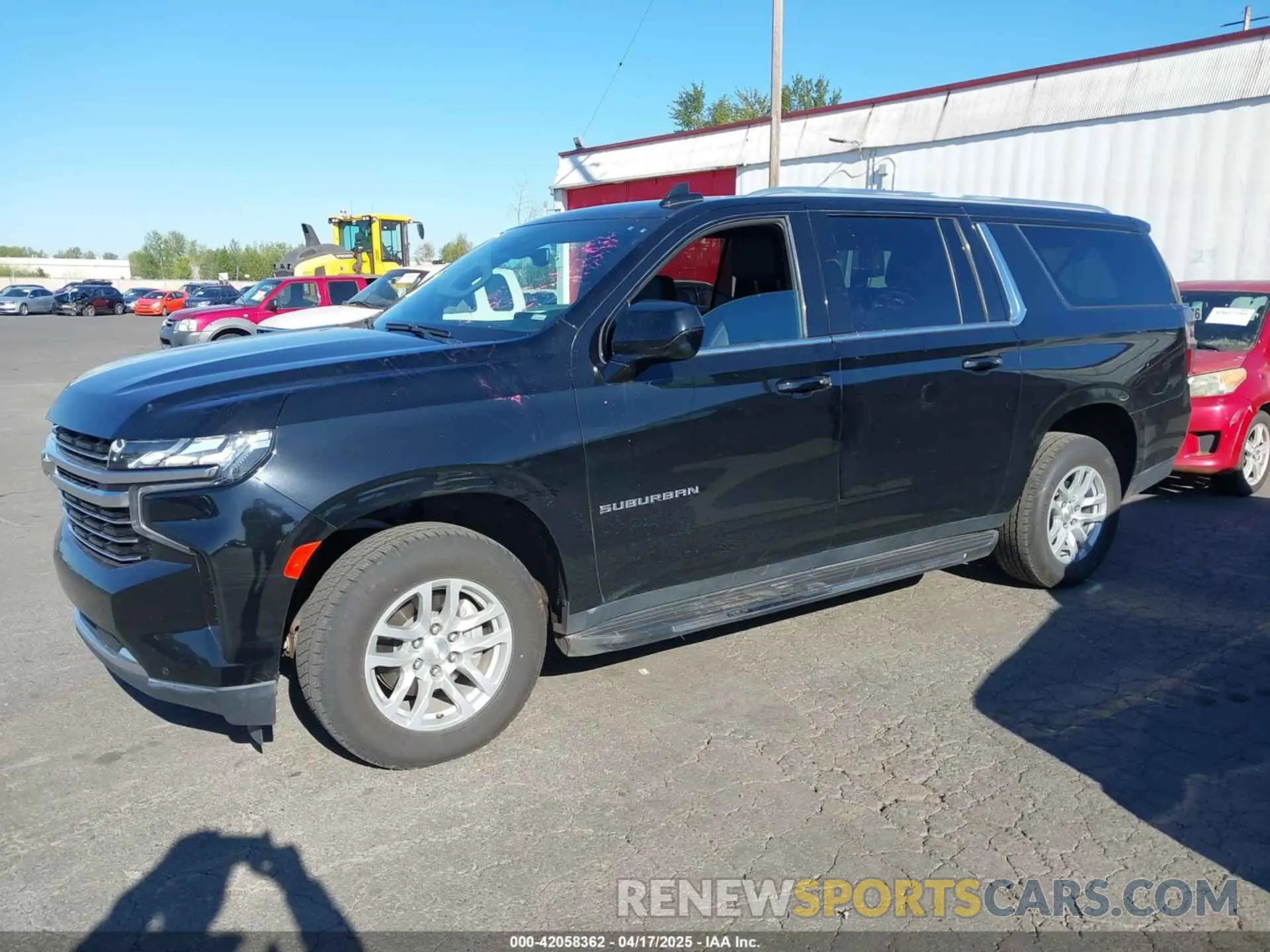 2 Photograph of a damaged car 1GNSKCKD4PR291622 CHEVROLET SUBURBAN 2023